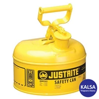 Safety Container 7110200 Justrite Type I Yellow Larger Capacity Trigger