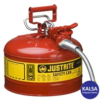 Safety Container 7225120 Justrite Type II Red AccuFlow with Hose