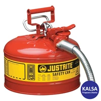 Safety Container 7225130 Justrite Type II Red AccuFlow with Hose