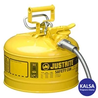 Safety Container 7225220 Justrite Type II Yellow AccuFlow with Hose