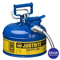 Safety Container 7210320 Justrite Type II Blue AccuFlow with Hose