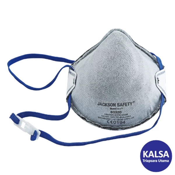 Masker Pernapasan SureWerx 63320 Jackson Safety R10 N95 Particulate Respirator with Activated Carbon Respirator