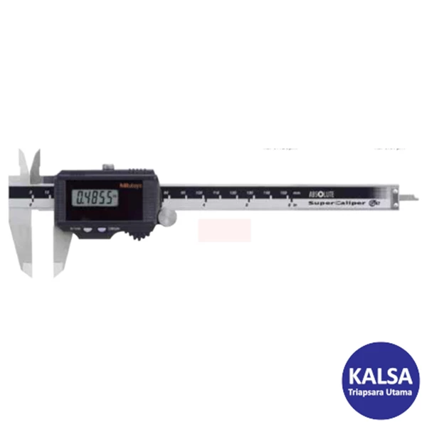 Mitutoyo 500-784 Range 0 - 6" / 0 - 150 mm Inch/Metric Without SPC Data Output Solar Powered Super Caliper