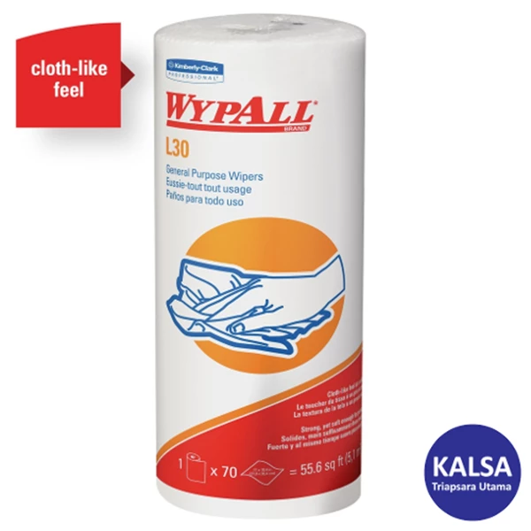 Kimberly Clark 05843 WypAll L30 Small Roll Towel