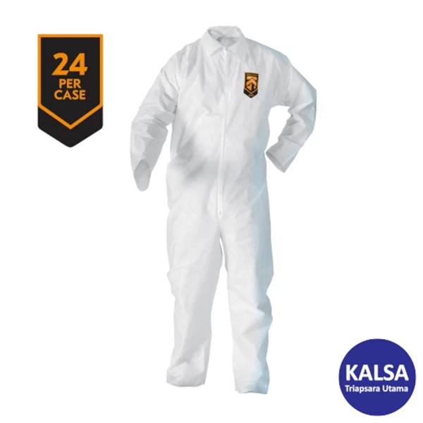 Baju Chemical Kimberly Clark 49002 Size M A20 KleenGuard Breathable Particle Protection Coverall
