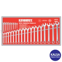 Kennedy KEN-582-2910K Range 6 - 32 mm Metric 26-Pieces Industrial Combination Spanner Set