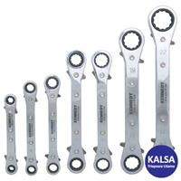 Kennedy KEN-582-9730K 7-Pieces Reversible Ratchet Ring Wrench Set