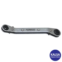 Kunci Ring Kennedy KEN-582-9742K Size 6 x 7 mm Metric 25° Offset Reversible Ratchet Ring Wrench