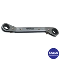 Kennedy KEN-582-9744K Size 10 x 11 mm Metric 25° Offset Reversible Ratchet Ring Wrench